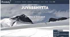 Desktop Screenshot of juvasshytta.no
