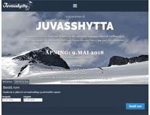 Tablet Screenshot of juvasshytta.no